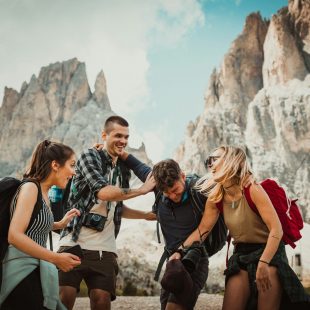Young travellers enjoying a group tour adventure — Beyond Holidays NZ